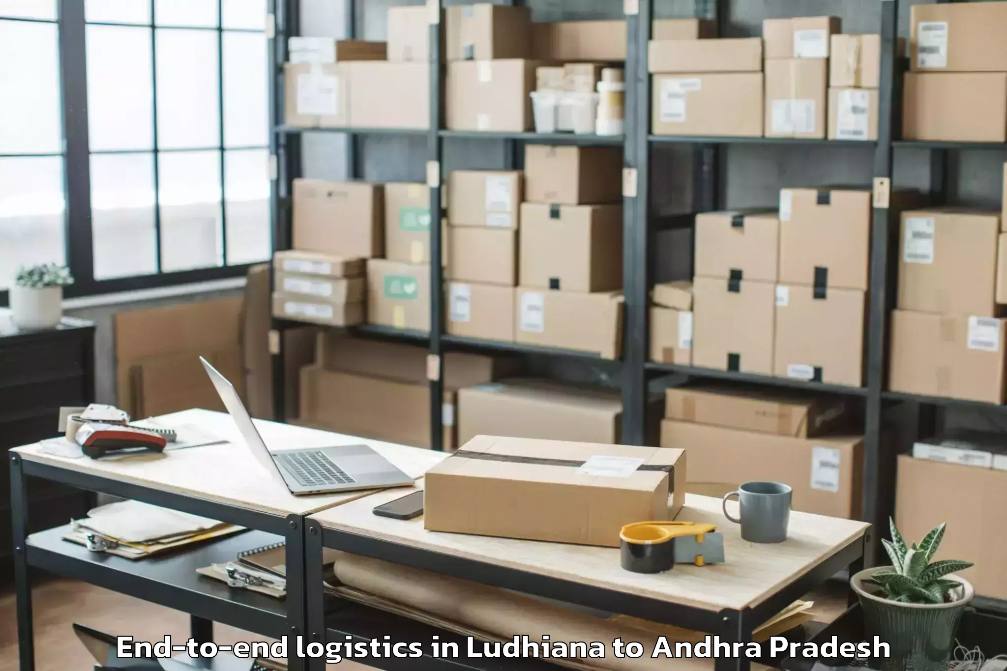 Professional Ludhiana to Vemulapalle End To End Logistics